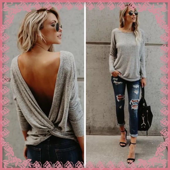 💕Last 1 restocking all Twisted Open Back Top💕 - Picture 2 of 7